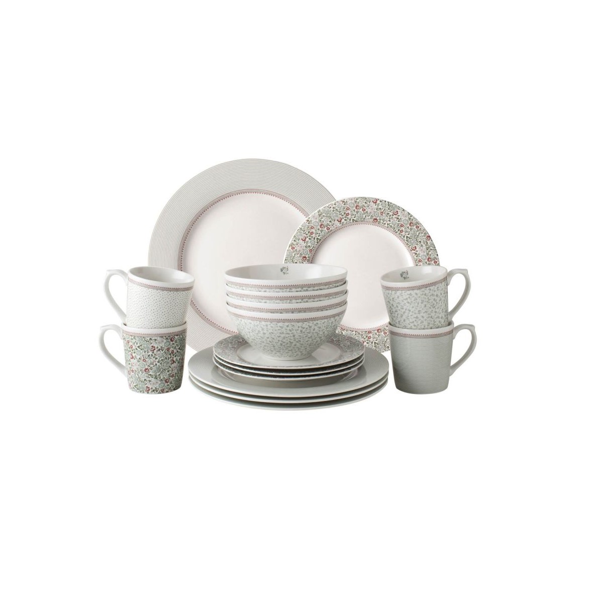 Сервіз з 16 предметів WILD CLEMATIS GIFTBOX SET OF16*4PCS (Multi)